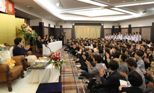 訓読会で歌った千葉・鮮鶴合唱団