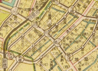 1942年『最新大東京案内圖』