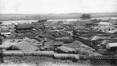 1890年代景昌里から大同門を眺めた景色