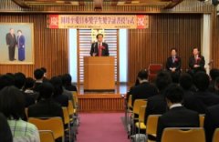 圓母平愛 日本奨学生奨学証書授与式