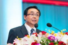 歓迎の辞を述べる宋龍天・祝福家庭総連合会総会長