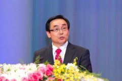 歓迎の辞を述べる宋龍天・祝福家庭総連合会総会長